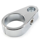 Black Brake Clutch Cable Wire Clamp Clip for Harley 1'' Handlebar