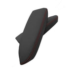 Front Door Armrest Cover for Acura TL (2004–2008) Red Stitch PVC Leather