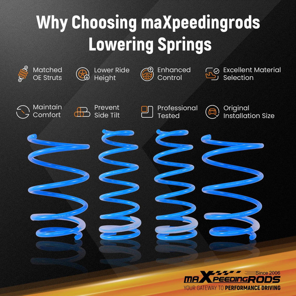 Lowering Springs for Toyota Corolla (2003-2008) - 2.17" Drop