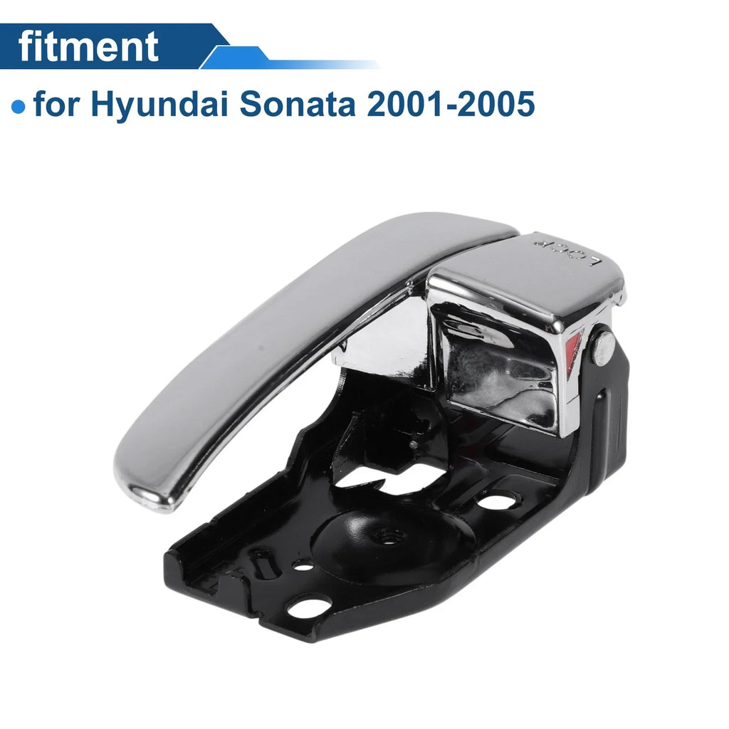 Interior Door Handle for Hyundai Sonata 2001-2005 Black Chrome