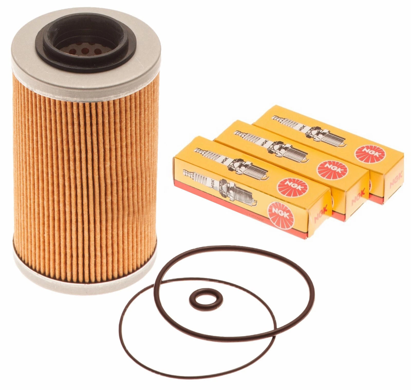 Maintenance Kit for Sea Doo 4-Tec (Oil Filter, O-Ring, NGK Spark Plugs)