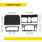 Carbon Fiber Center Control Console Sticker Trim for Subaru WRX (2015–2021)