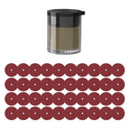 40-Pack Sandpaper Discs 120 Grit 20mm Diameter for Electric Grinder