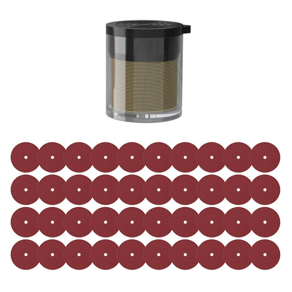40-Pack Sandpaper Discs 120 Grit 20mm Diameter for Electric Grinder