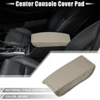 Center Console Cover Pad for Hyundai Tucson (2022–2023) Faux Leather Beige