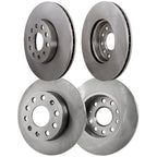 Set of 4 Brake Disc Rotors for VW Golf Jetta Rabbit (2006–2009)
