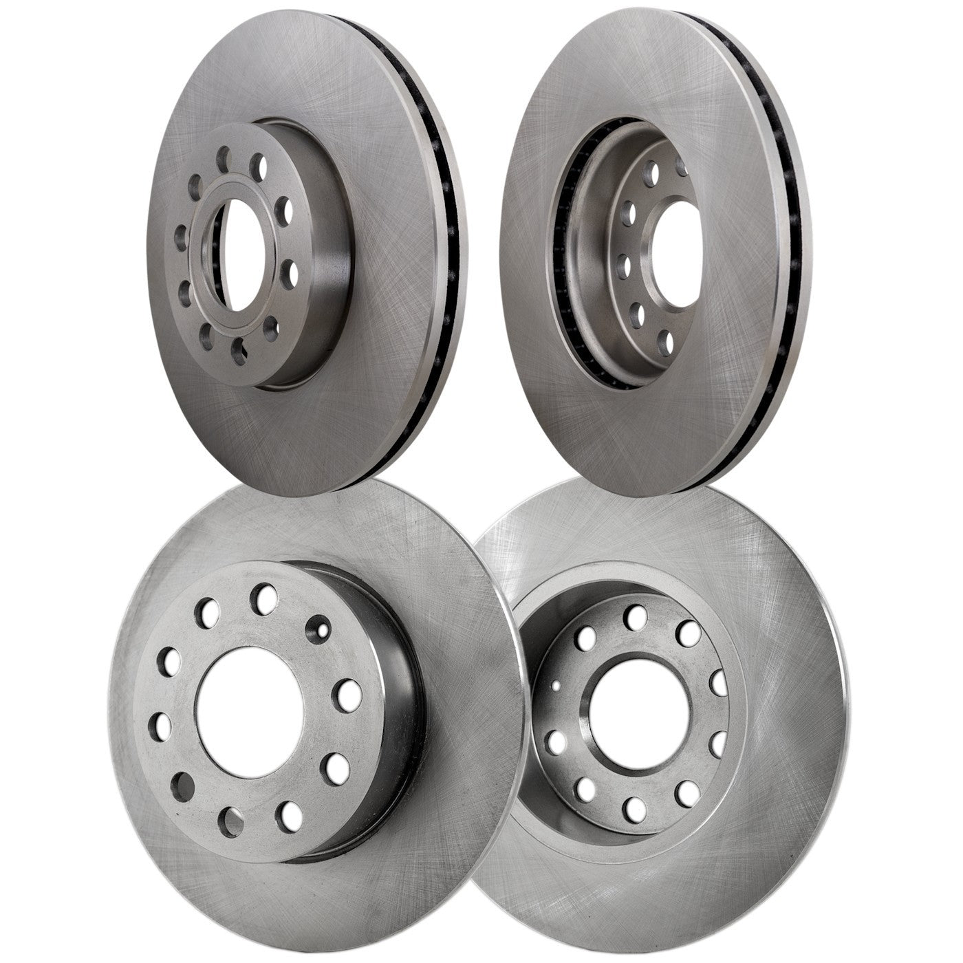 Set of 4 Brake Disc Rotors for VW Golf Jetta Rabbit (2006–2009)