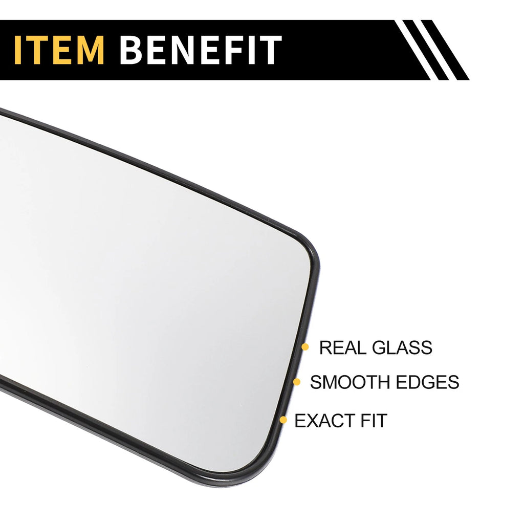 Heated Mirror Glass Replacement for Ford F-250 F-350 (No.FL3Z17K707V)