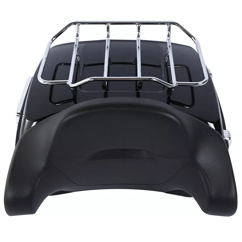 Backrest Rack for Harley Fatboy FLSTF (2008–2016) Black