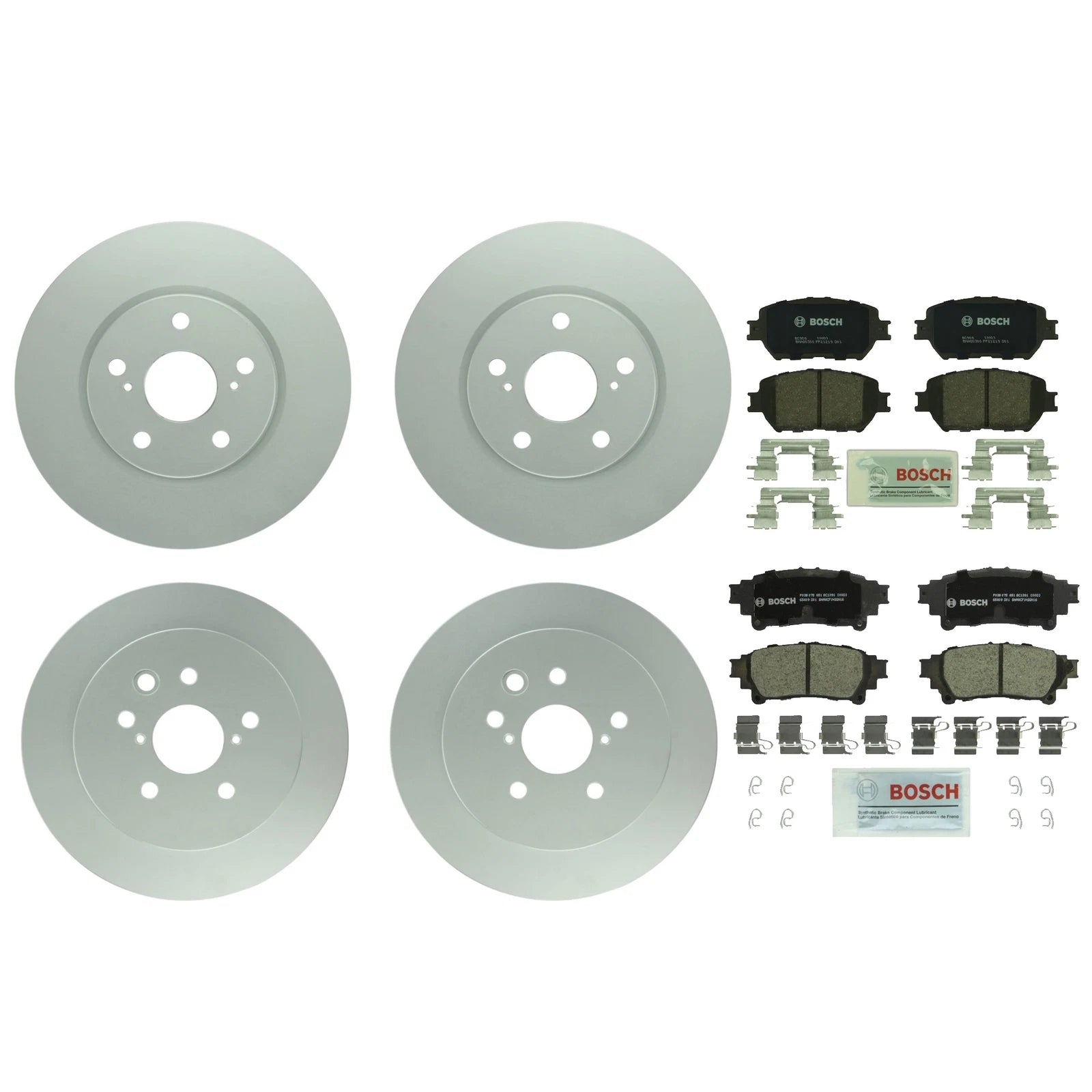 Brake Kit Disc Rotors & Ceramic Pads for Lexus IS250 (2006–2013)