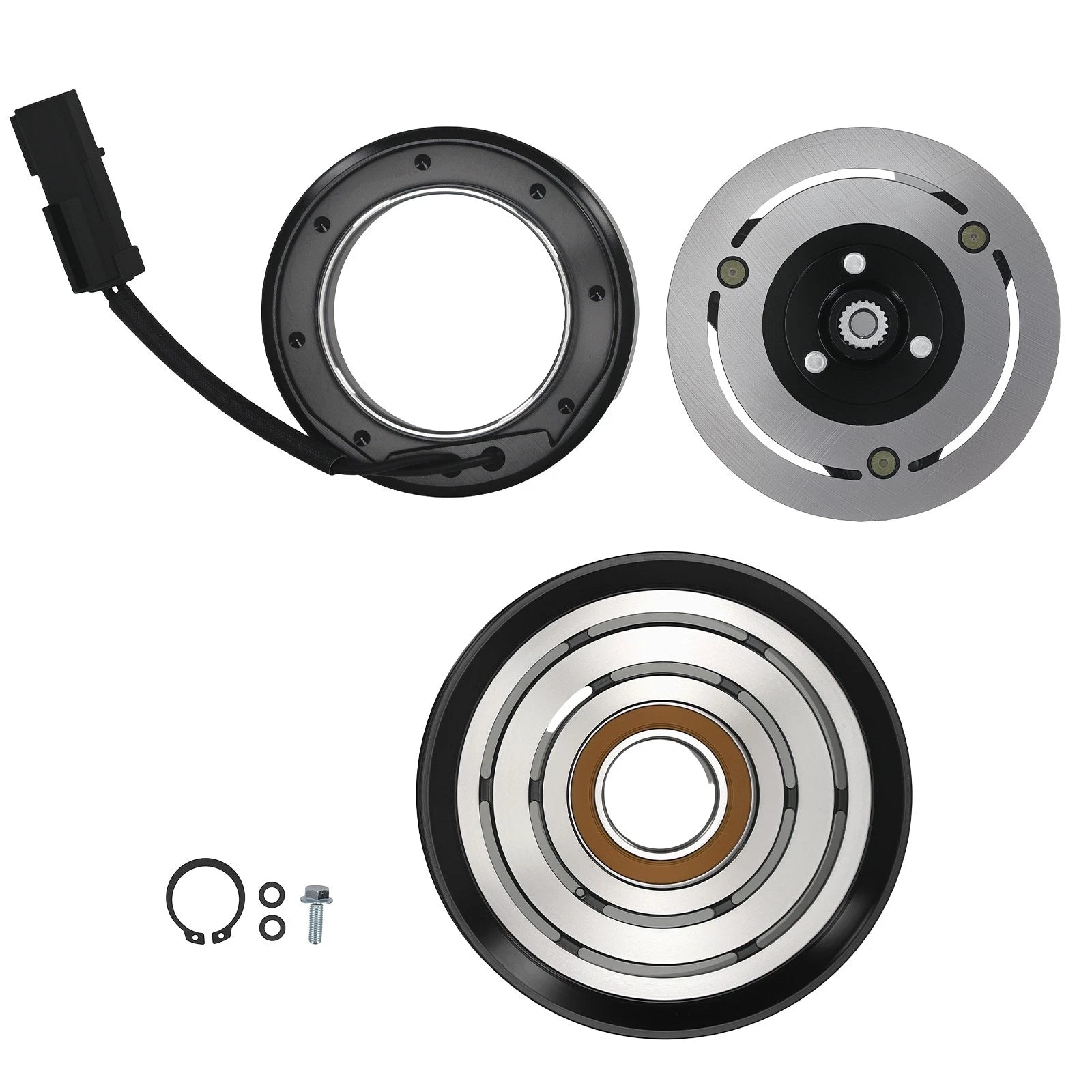 AC Compressor Clutch Kit for Jeep Liberty 3.7L (2006–2008) 12V