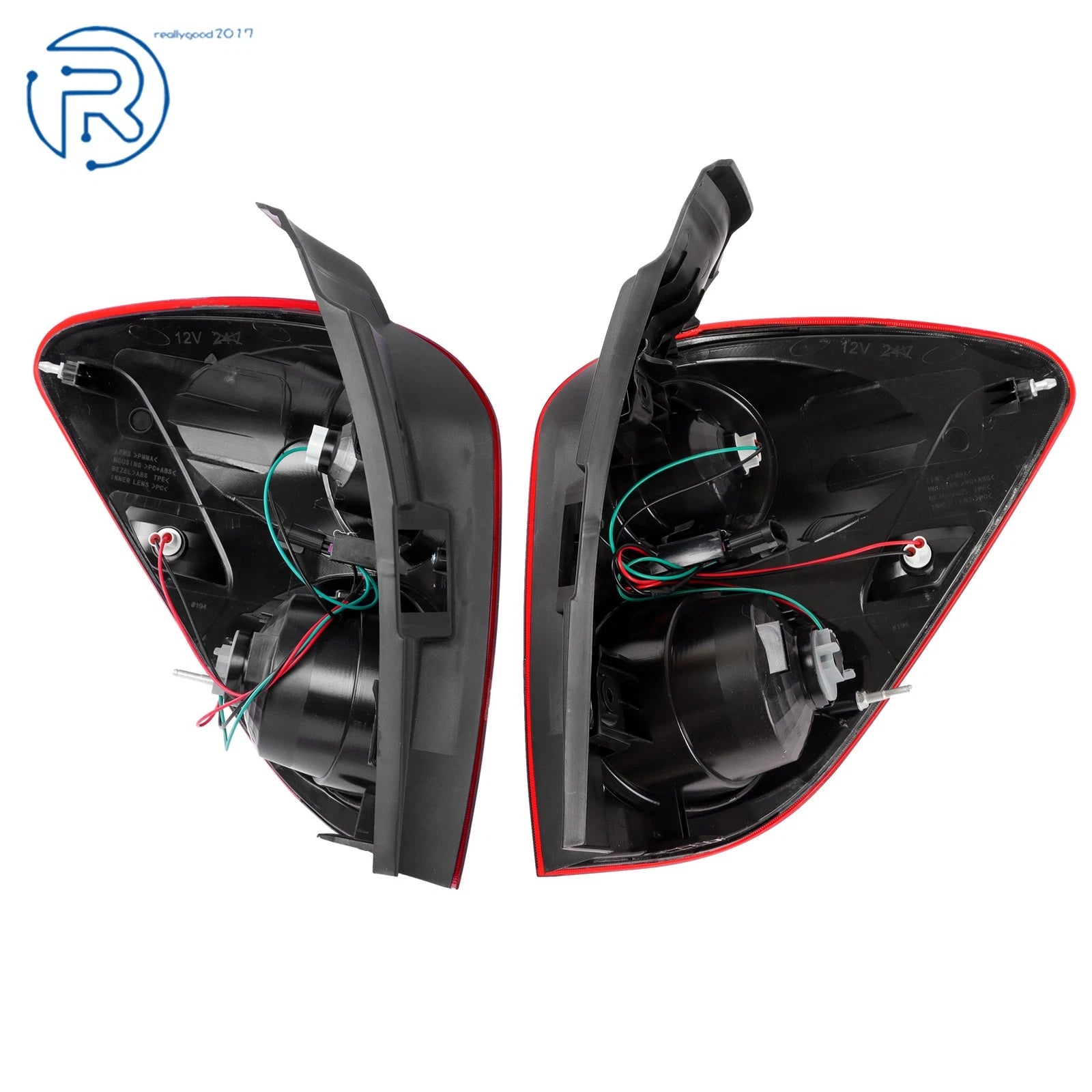 Set of 2 Tail Lights for Chevy Equinox (2010-2015) Halogen
