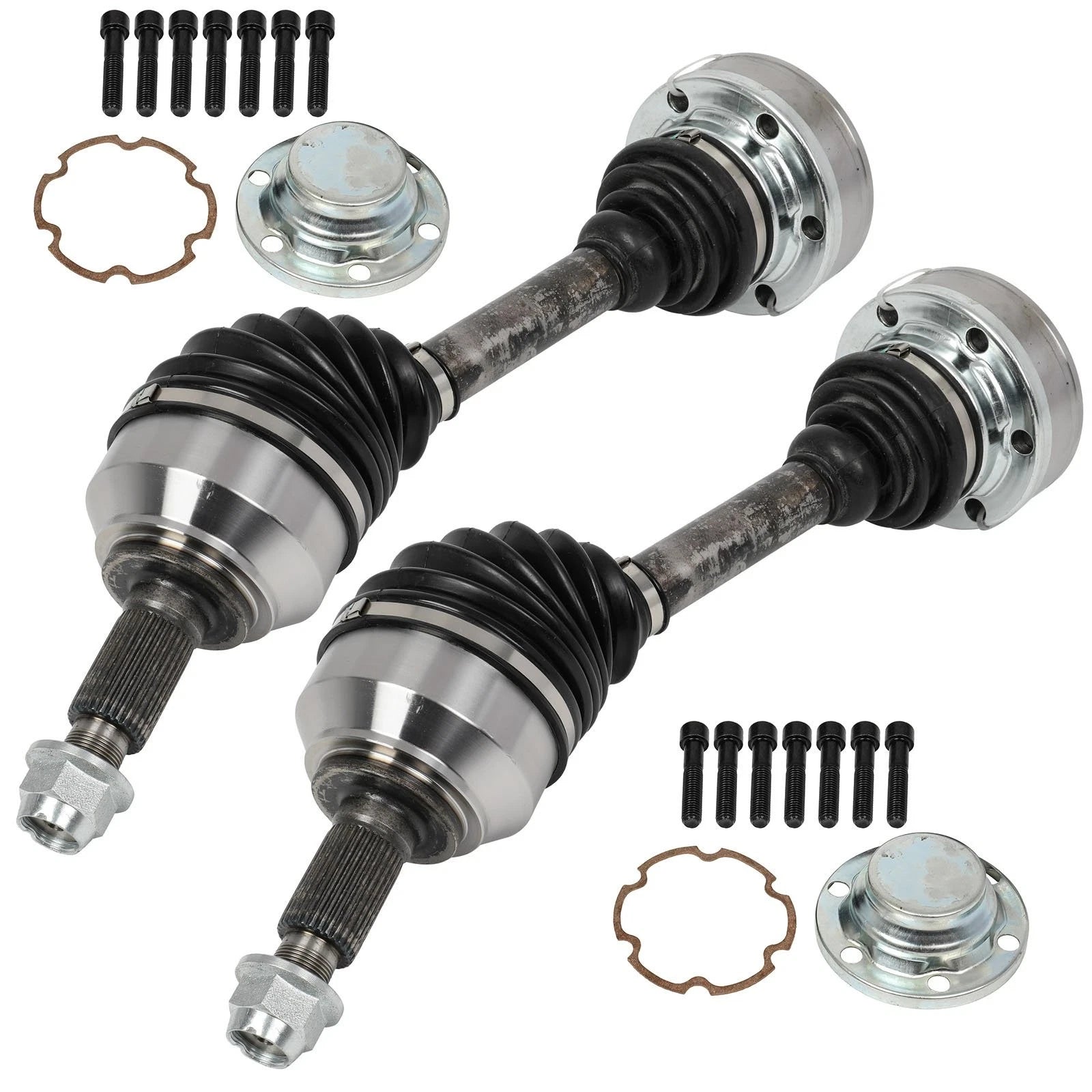 2X CV Axle Shafts for Volkswagen Touareg (2004–2008) Front Left Right