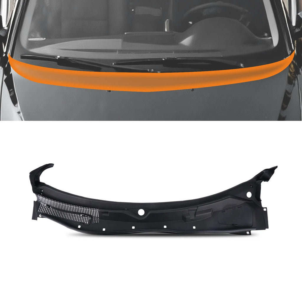 Front Windshield Cowl Vent Grille Cover for Dodge Challenger (2008-2019)