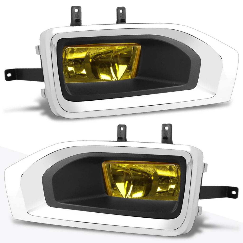 Amber Lens Front Bumper Fog Lights for GMC Yukon XL (2015–2018)