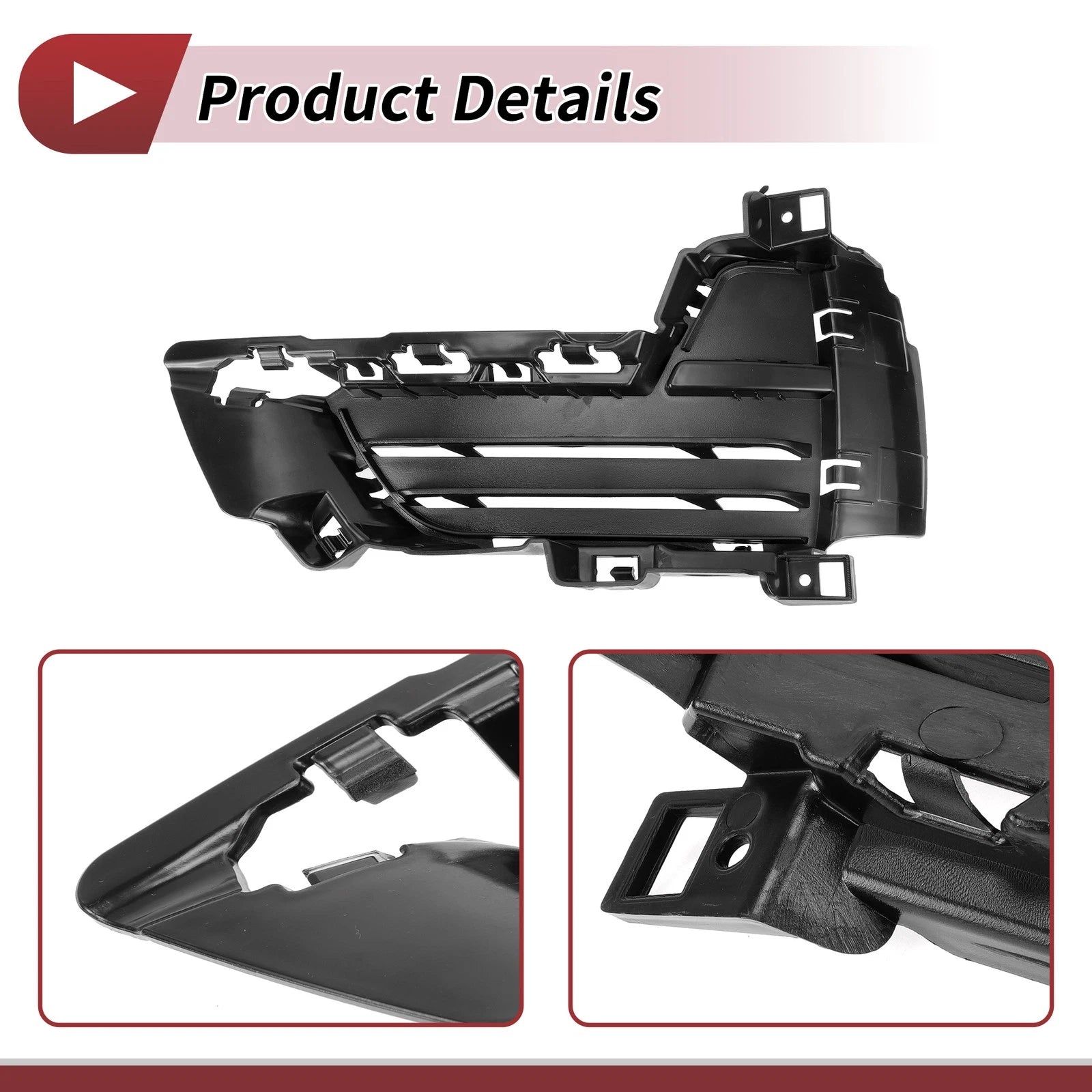 1 Pc Fog Light Grill for BMW X5 (2014–2018) No. 51117307993 Black