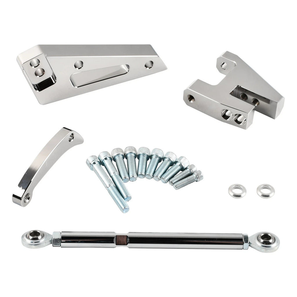 120 Amp Aluminum Alternator & SWP Bracket Kit for Chevy SBC 350
