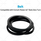 Deck Belt for Toro Z-Master G3 60" (2015–2023) 126-6627, 114-8154