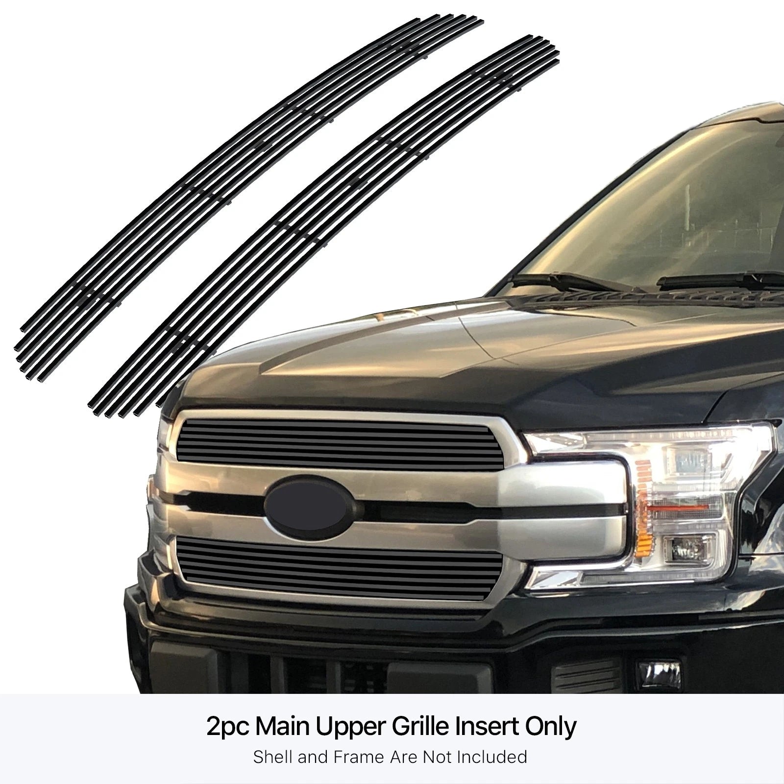Main Billet Grille for Ford F-150 King Ranch/Platinum (2018-2020)