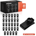 30Pcs Metal Fasteners Clips U Nuts for Ford 