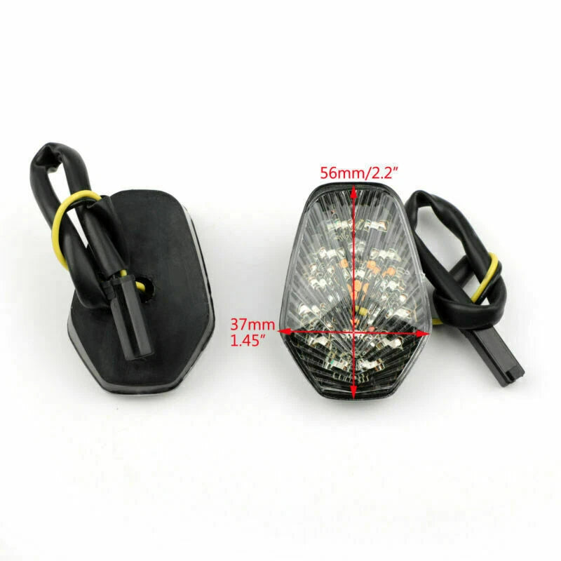 Clear Turn Signals for Suzuki GSXR 600 750 1000 (T9)
