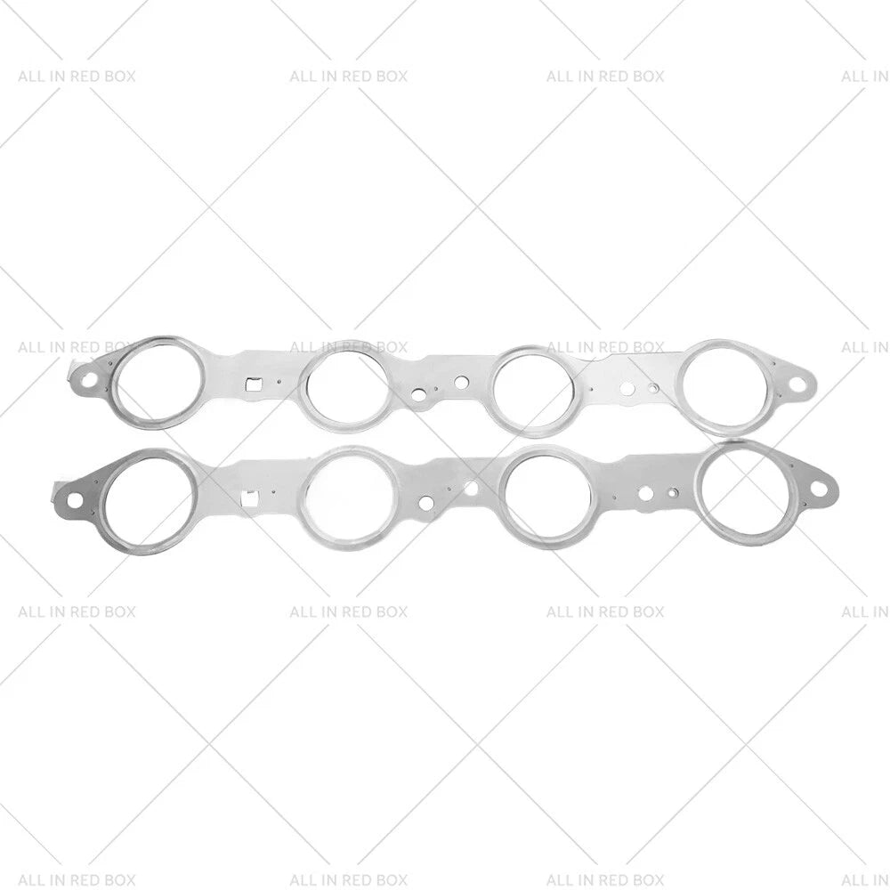 1 Pair Exhaust Manifold Header Gasket for LS1 4.8 5.3 5.7 6.0 6.2L (1997–2013)