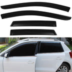 Set of 4 Black Window Visor Rain Guards for Lincoln MKX (2007–2014)