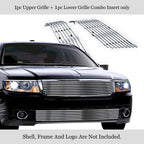 Stainless Silver Billet Grille Insert for Lincoln MKZ (2007-2008)