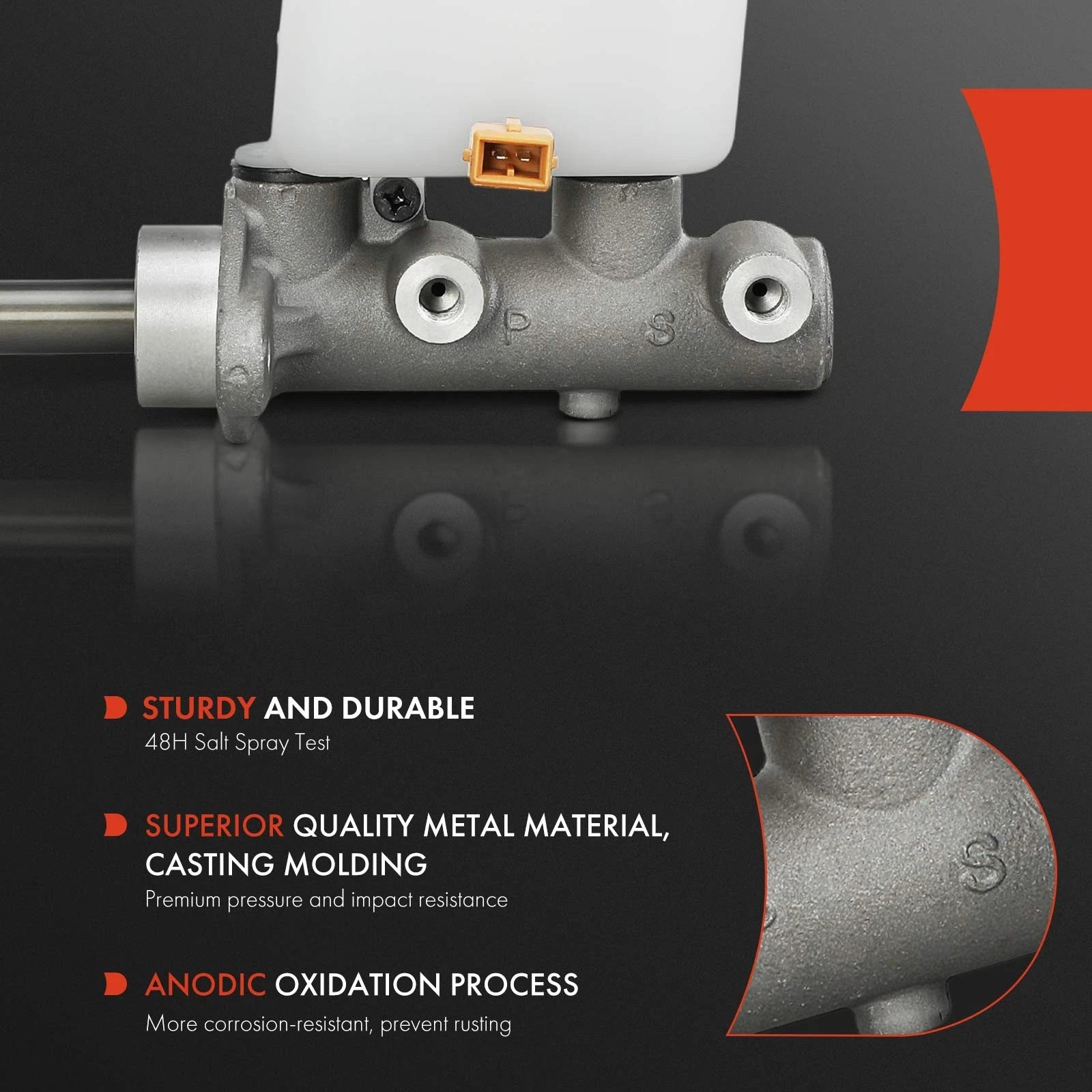 Brake Master Cylinder with Reservoir & Sensor for Kia Amanti (2007–2009)