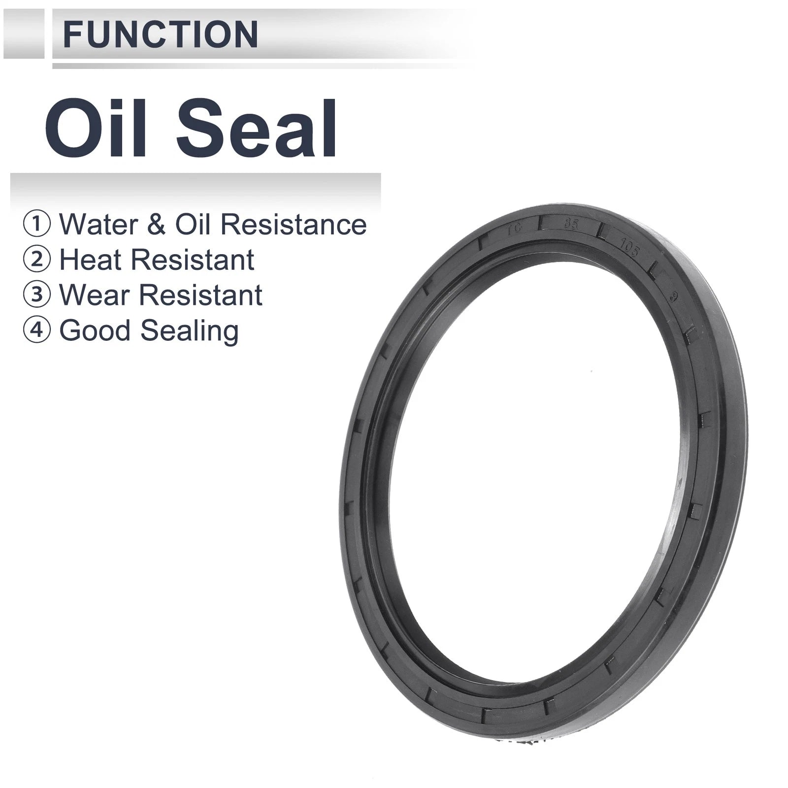 Set of 5 Oil Seal Rotary Shaft Seal Nitrile Rubber 85x105x8mm