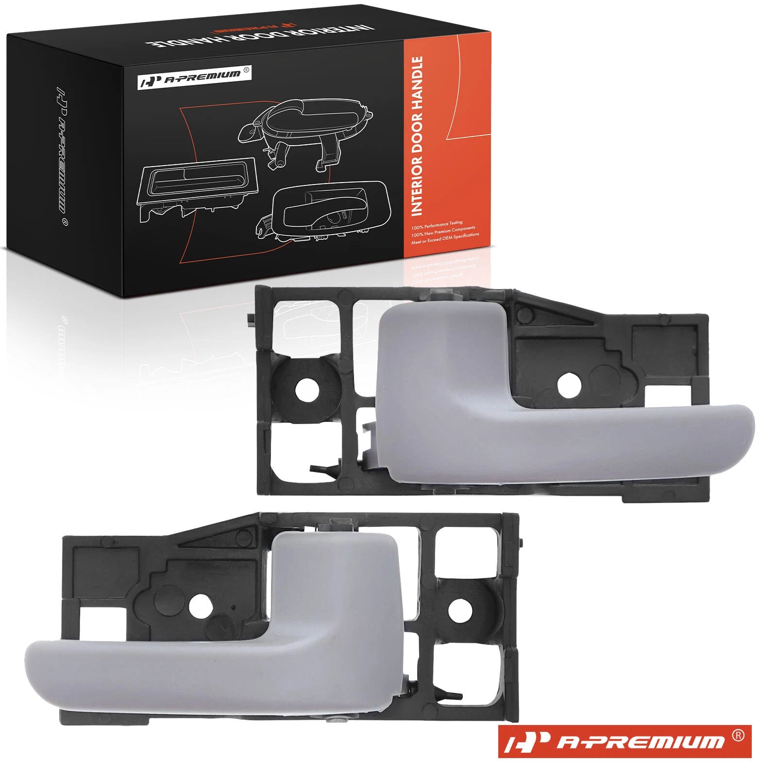 Rear Gray Interior Door Handle for Toyota Tundra (2000-2006)