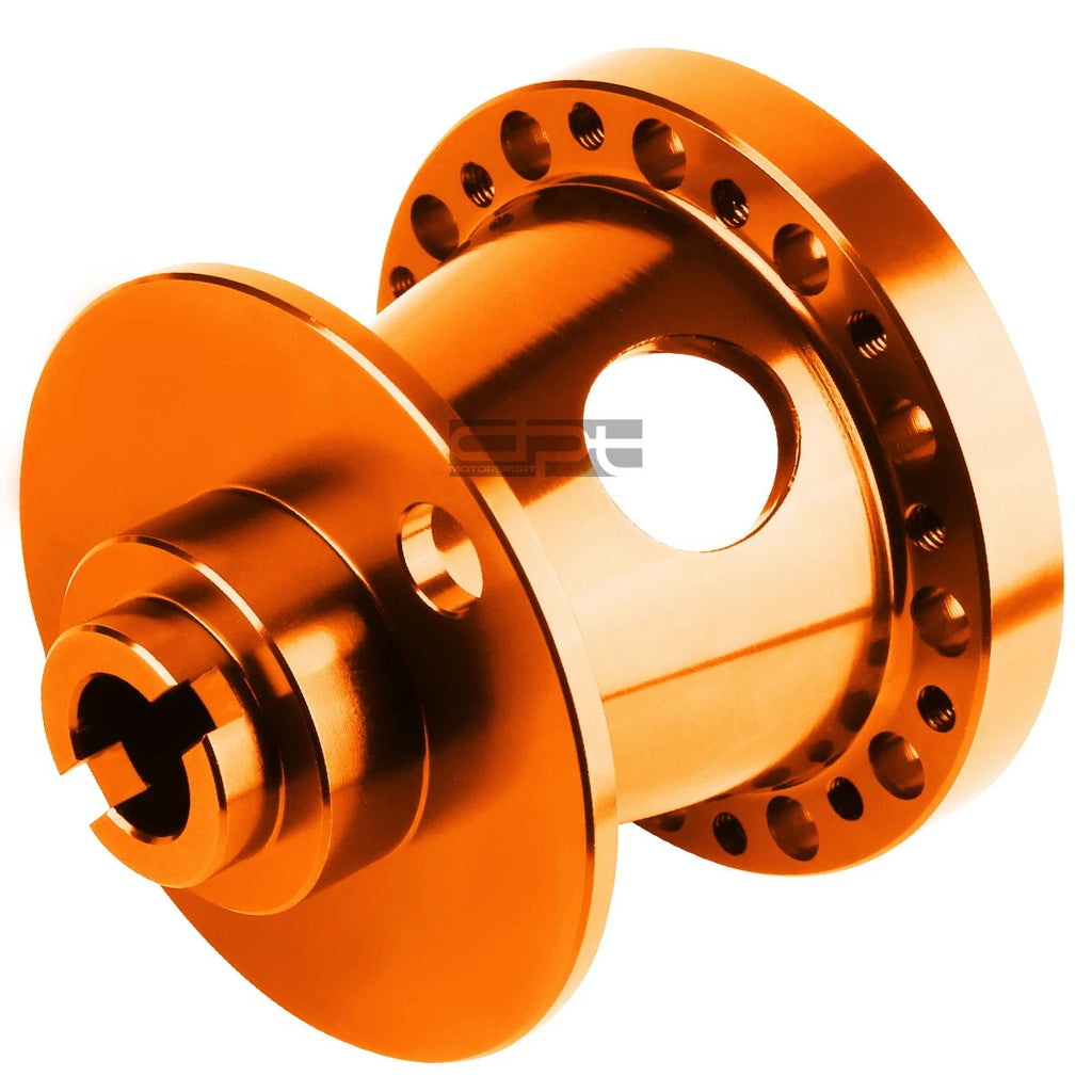 6-Hole Hub Adaptor for Honda Accord (1990–1993) & Prelude (1992–1996) Orange Aluminum