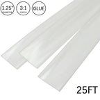 3:1 Heat Shrink Tubing for Wires (Clear, 1.25" x 25FT)