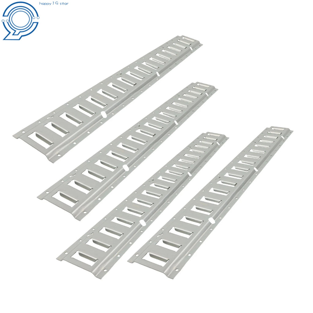 Set of 4 E Track Tie Down Rails for Garage Storage