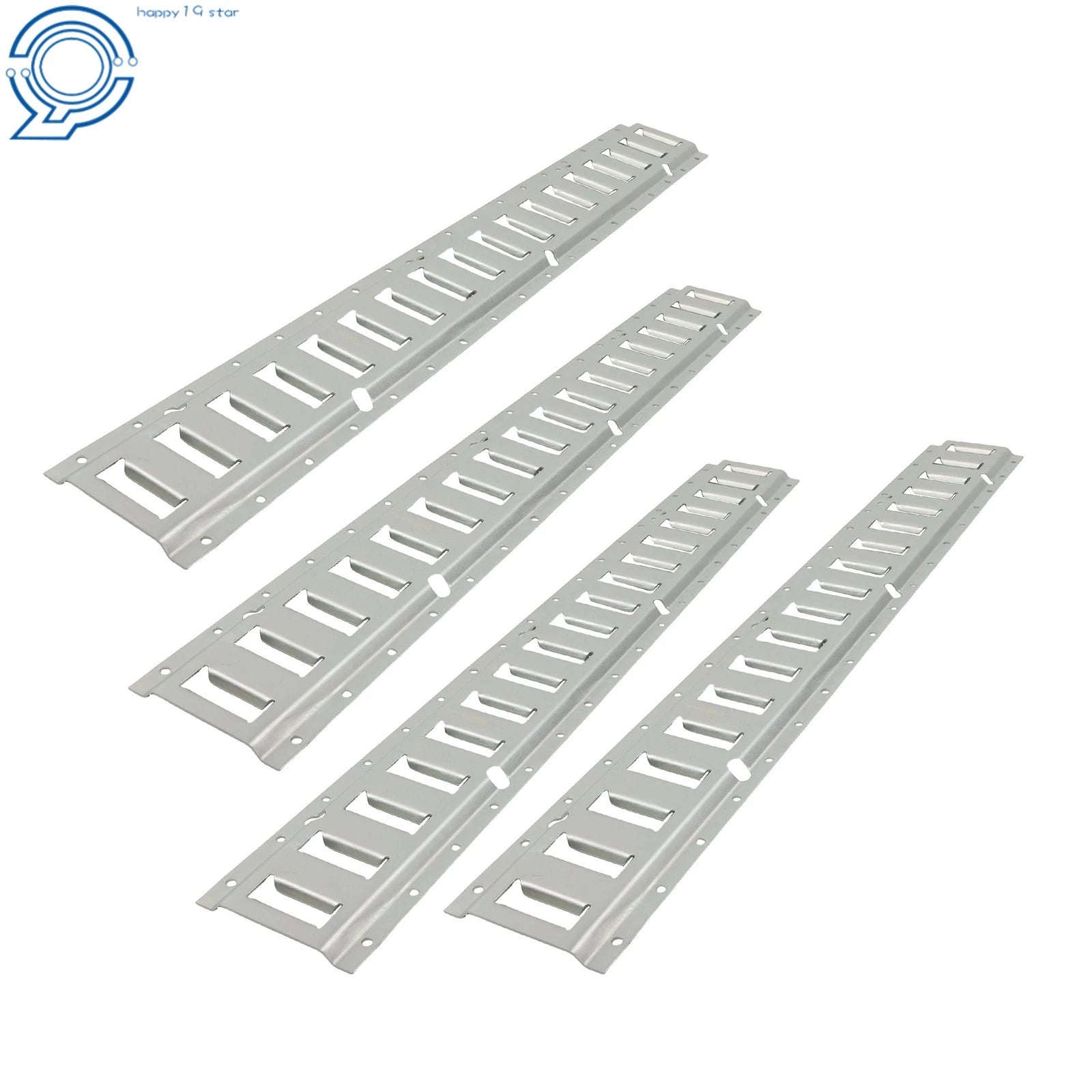Set of 4 E Track Tie Down Rails for Garage Storage