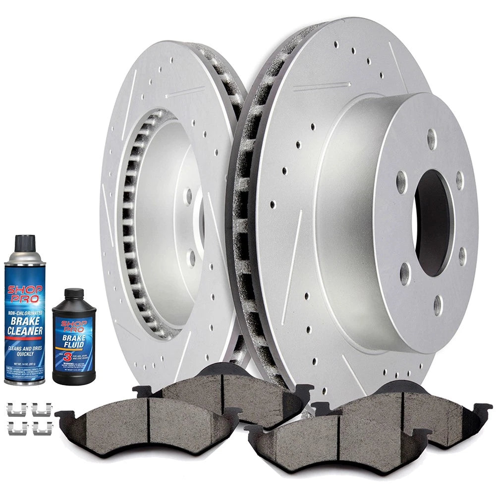 Front Brake Pads and Rotors for Dodge Durango (2000–2002) 287mm