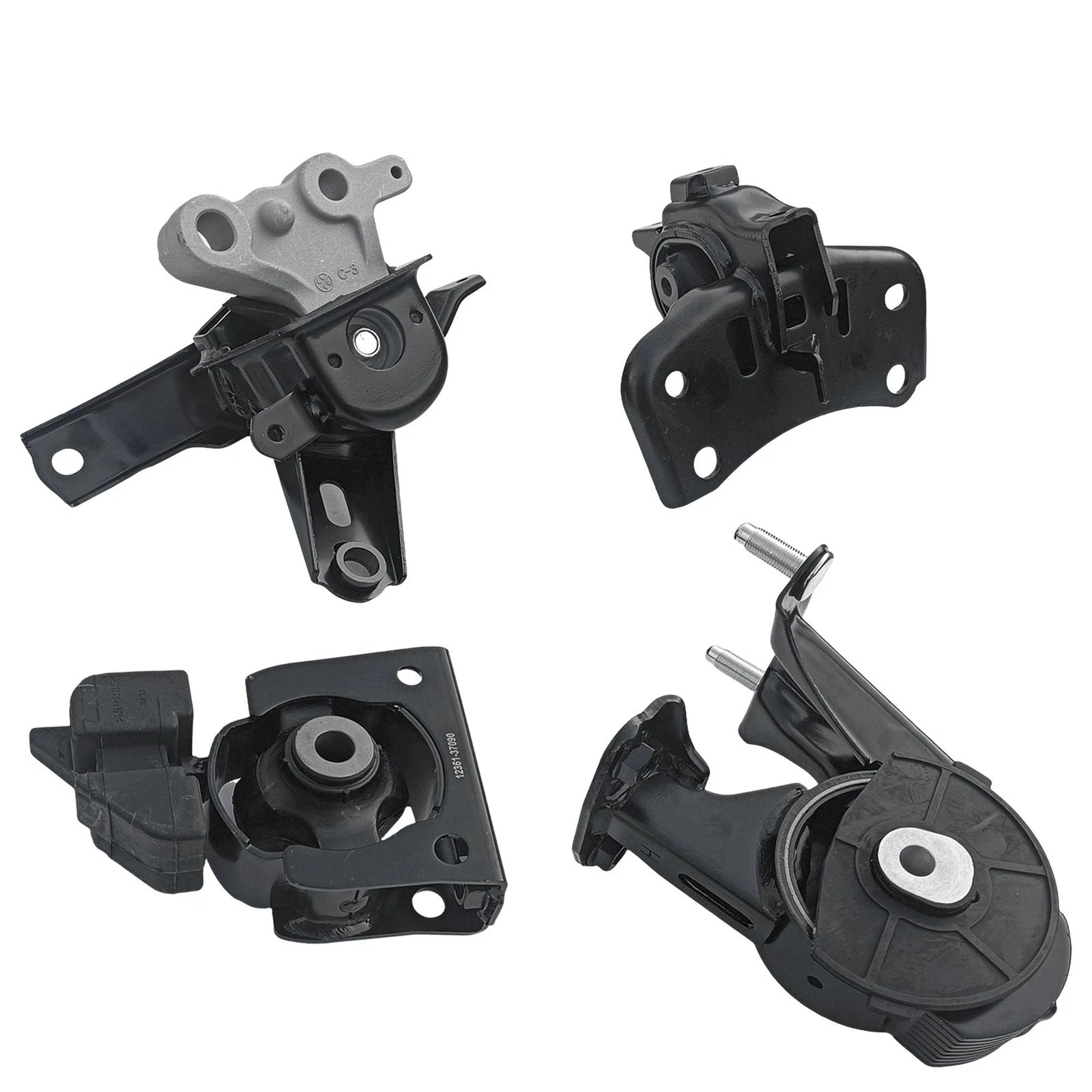 Set of 4 Engine & Transmission Mounts for Lexus CT200h Toyota Prius V (2011–2017)
