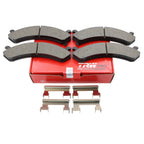 Set of 4 TRW Pro Metallic Slotted Brake Pads for Cadillac Chevrolet GMC Hummer