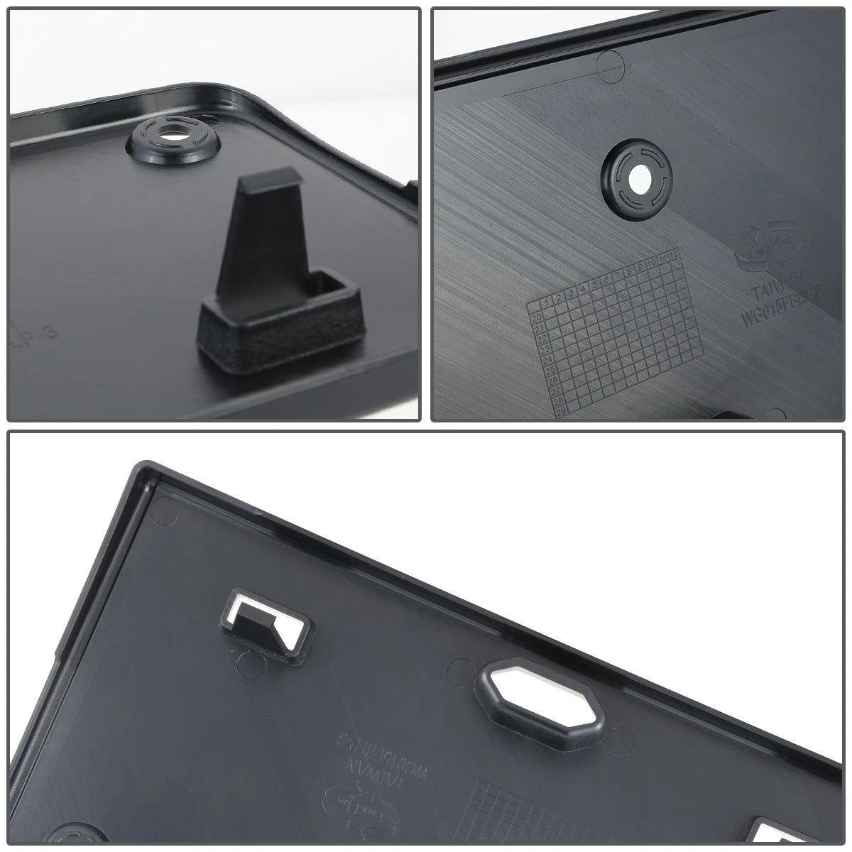 Front Bumper License Plate Frame Mounting Bracket for VW GTI (2015)