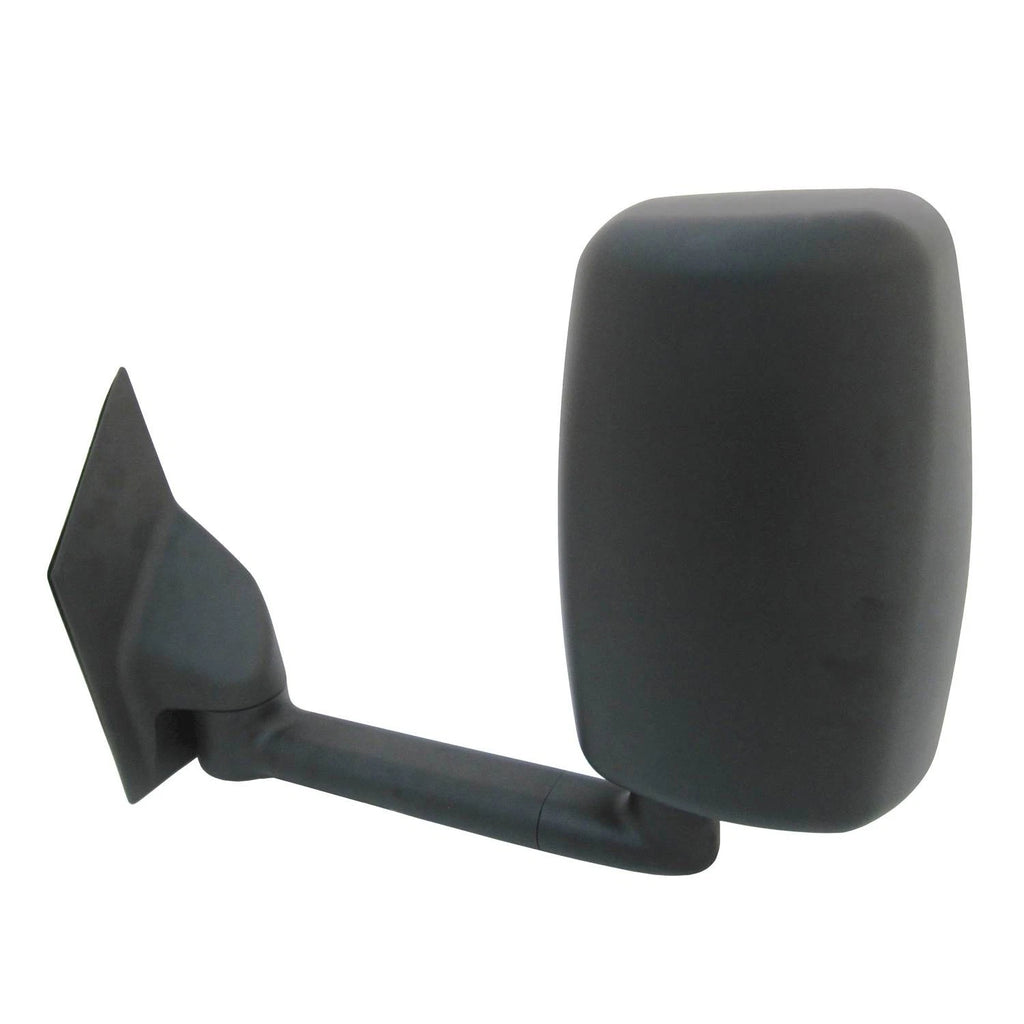 Replacement Black Smooth Driver Side Manual Door Mirror for Toyota Hilux (2005–2015)
