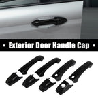 Set of 4 Door Trim Handle Covers for Jeep, Dodge, Chrysler (Glossy Black)