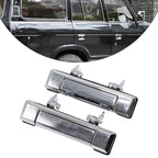 Chrome Front Door Handle Pair for Toyota Land Cruiser J70 (2010–2016)