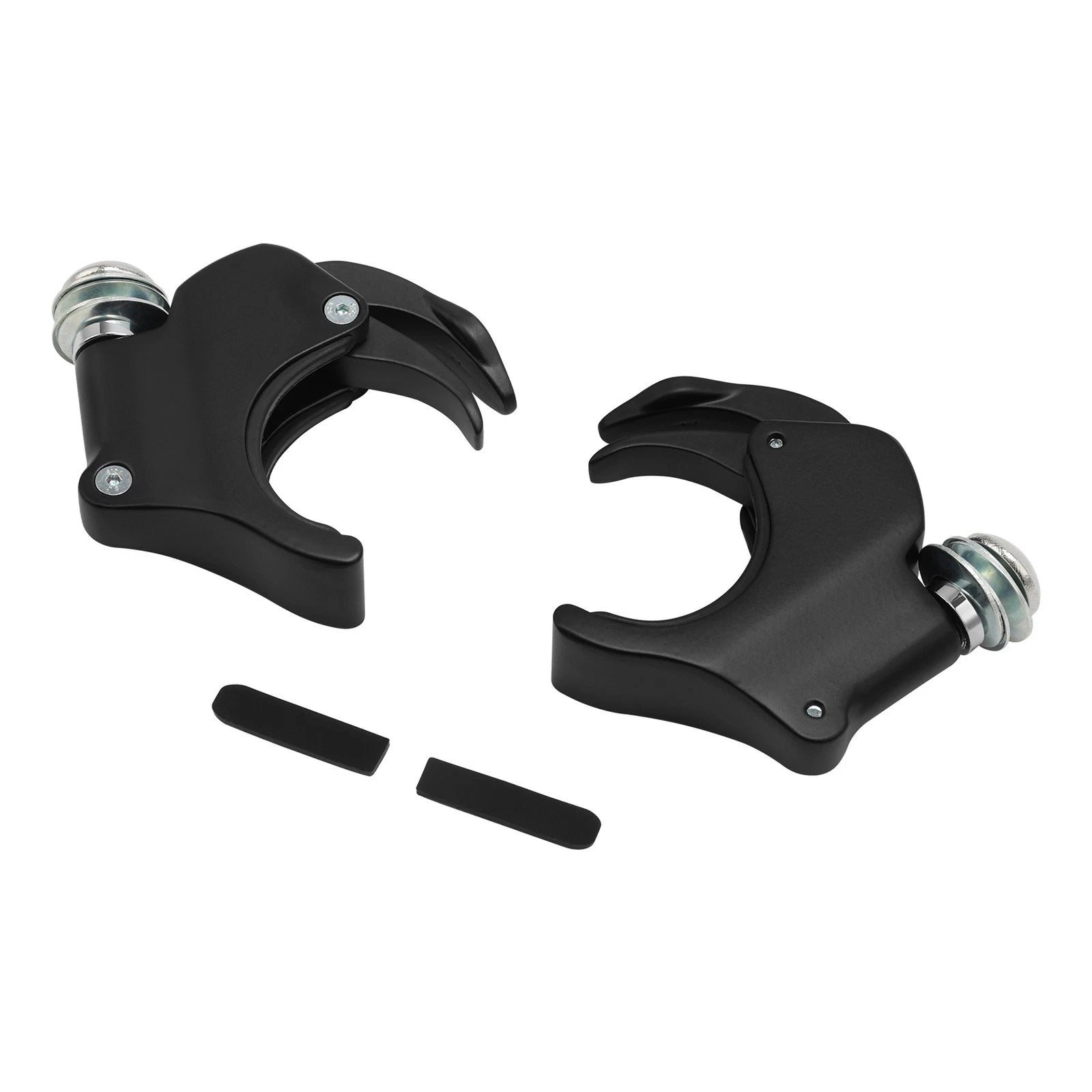 49mm Detachable Windshield Clamps for Harley Dyna, Super Glide, V-Rod (2001–2017)
