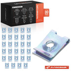 30Pcs Body Chassis Clip Nut Screw Fastener for BMW