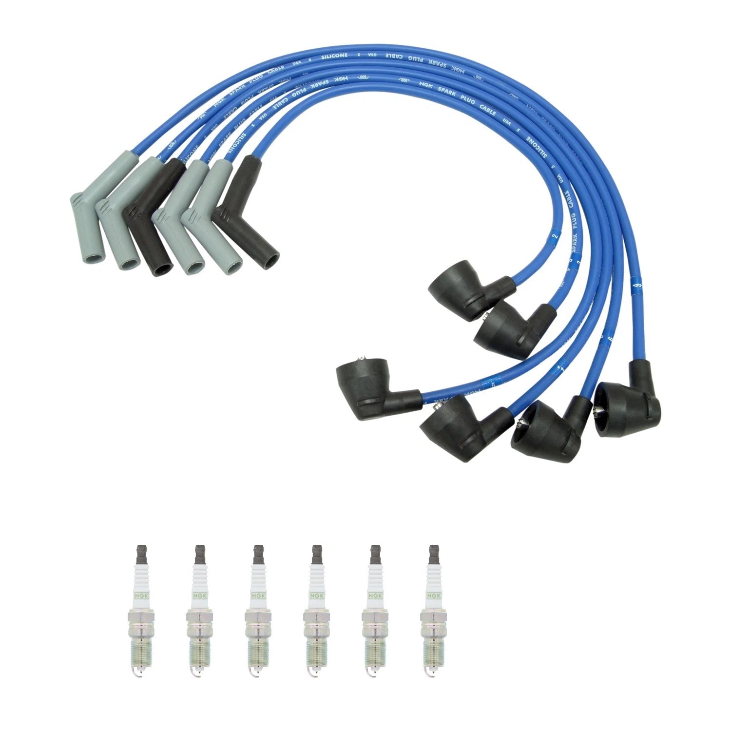 NGK Wire Set & 6 G-Power Platinum Spark Plugs for B3000 Ranger (1994–2009)