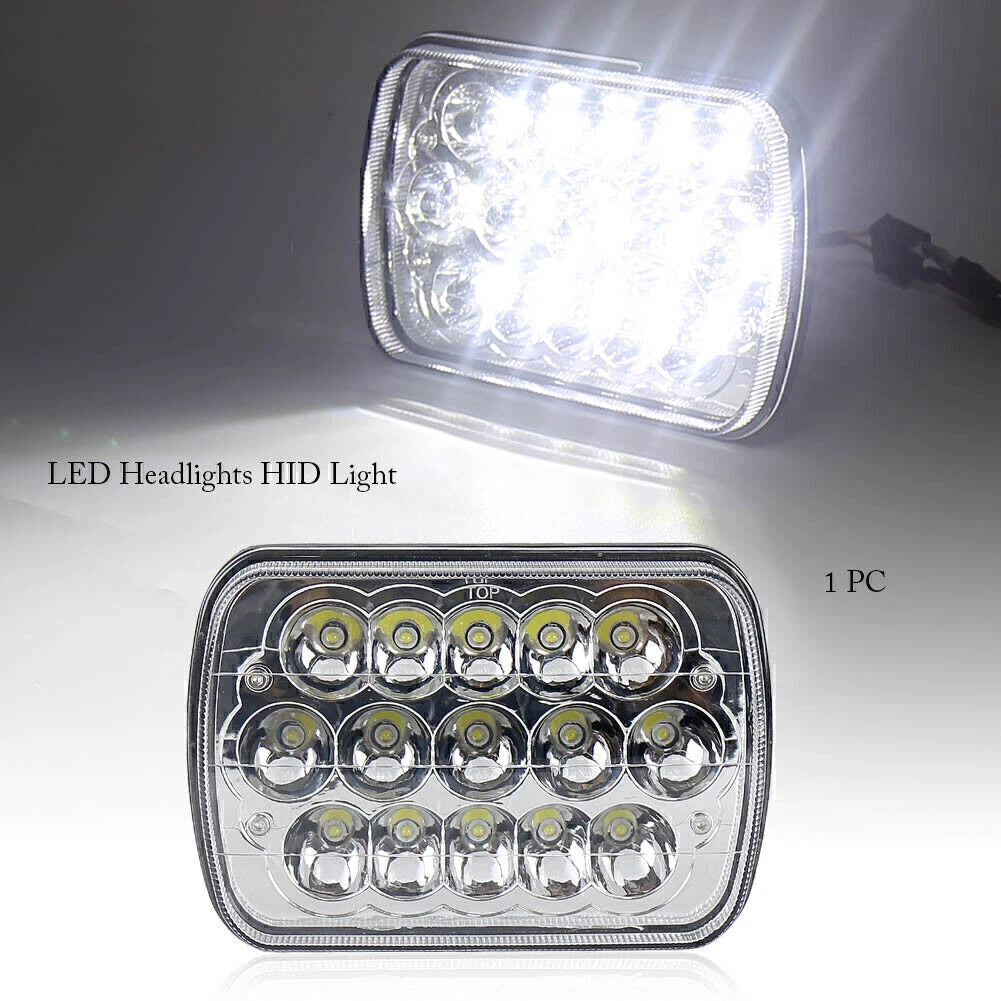 Set of 2 LED Front Headlights for H6014 H6052 H6054 6054
