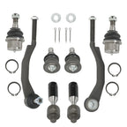 Set of 8 Tie Rods & Ball Joints for GMC Envoy (2002-2007)