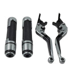 Titan Extendable Brake Clutch Lever Grip Set for Yamaha YZF R1 (2009-2014)