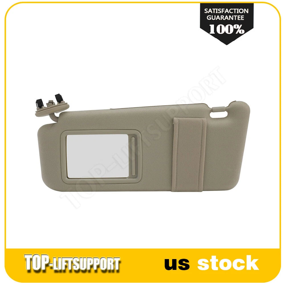 Left Driver Side Sun Visor for Toyota Camry (2007–2011) Tan Beige