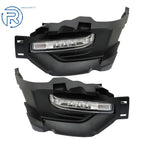 2X LED Fog Light Daytime Running Lamp with Bezel for Ford Explorer (2020-2021)